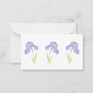 Cartão de Nota Iris Violet