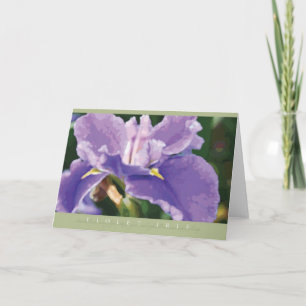 Cartão de Nota Iris Violet