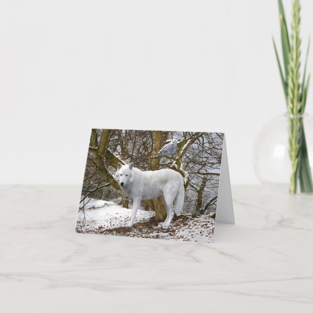 Cartão de Nota "Lone Wolf" (Frente)