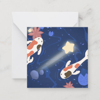 Cartão de nota Magic Pond