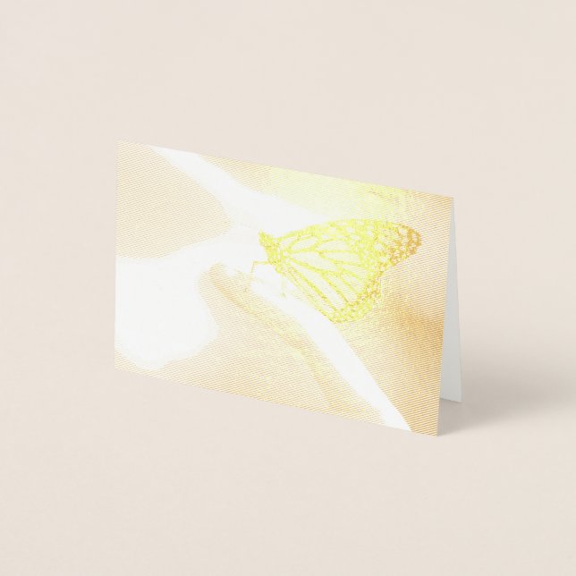 Cartão de Nota Monarca Amigável (Frente)