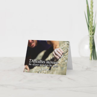 Cartão de Nota Motivacional de Objetivos