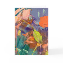 Cartão de Nota no Design de Jardim Selvagem