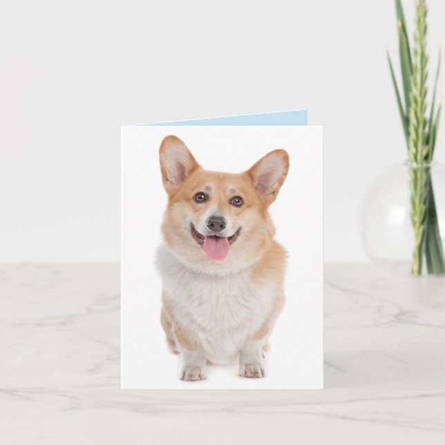 Cartão De Nota Para Cachorro De Corgi (Pembroke We (Frente)