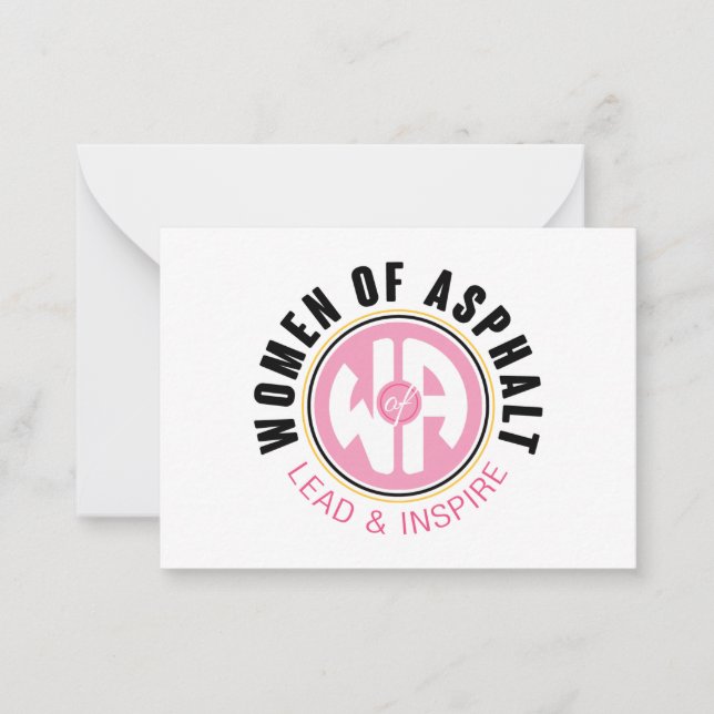 Cartão de Nota para Mulheres de Asfalto (Frente)