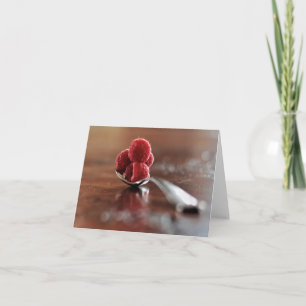Cartão de Nota para o Vazio Sunlight e Raspberry