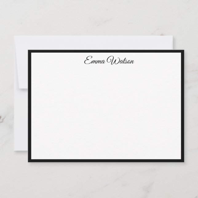 Cartão de Nota Personalizado (Frente)