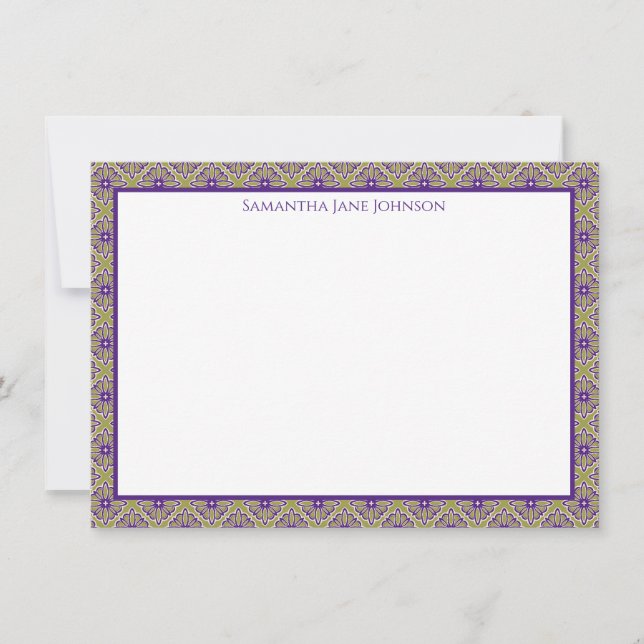 Cartão de Nota Personalizado | Papelaria  (Frente)