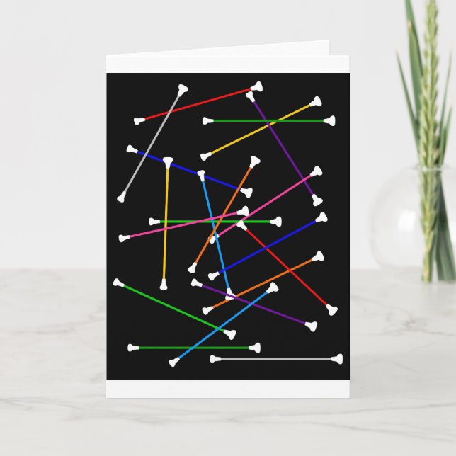 Cartão de Nota "PIC-UP-STIX" (Frente)