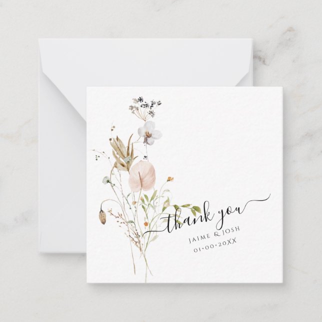 Cartão de Nota PixDezines Final de Verão para Flor (Frente)