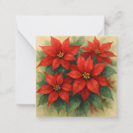 Cartão de Nota Plana de Natal do Zoo Wonky - Flore