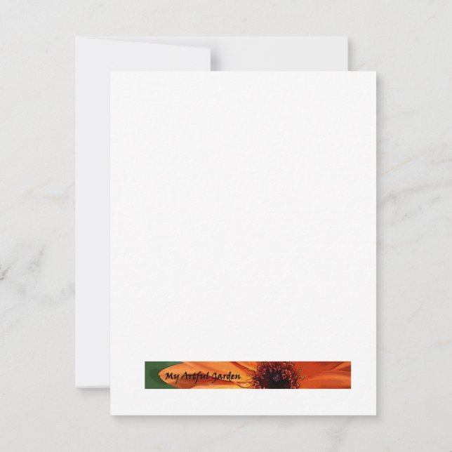 Cartão de Nota Plana Deusa Luna (Verso)