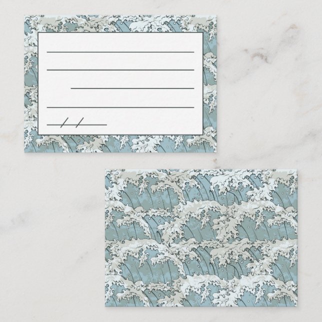 Cartão de Nota Poem Haiku Japonês (Frente/Verso)