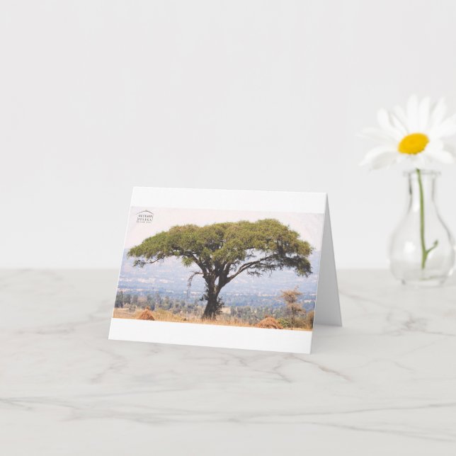 Cartão de Nota Preto Beteseb Felega (Planta pequena)