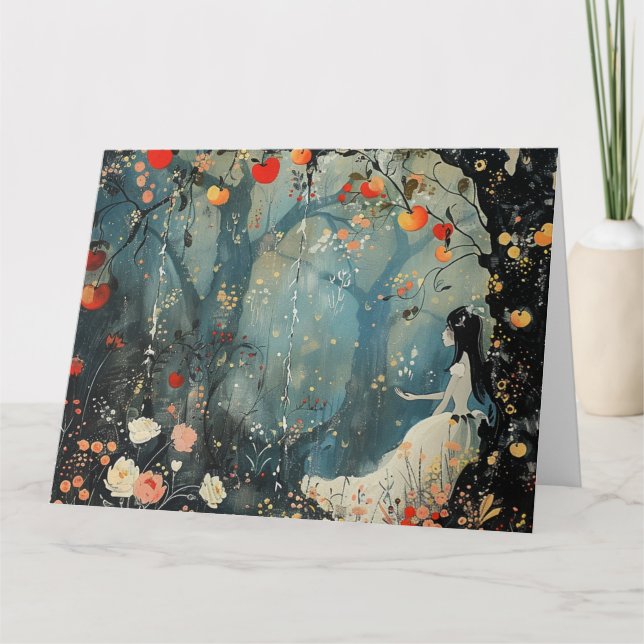 Cartão de Nota Princesa Storybook (Frente)