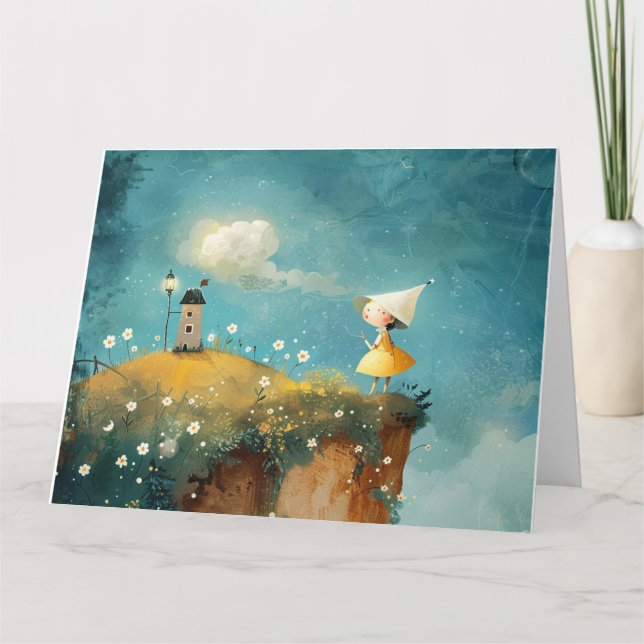 Cartão de Nota Princesa Storybook (Frente)