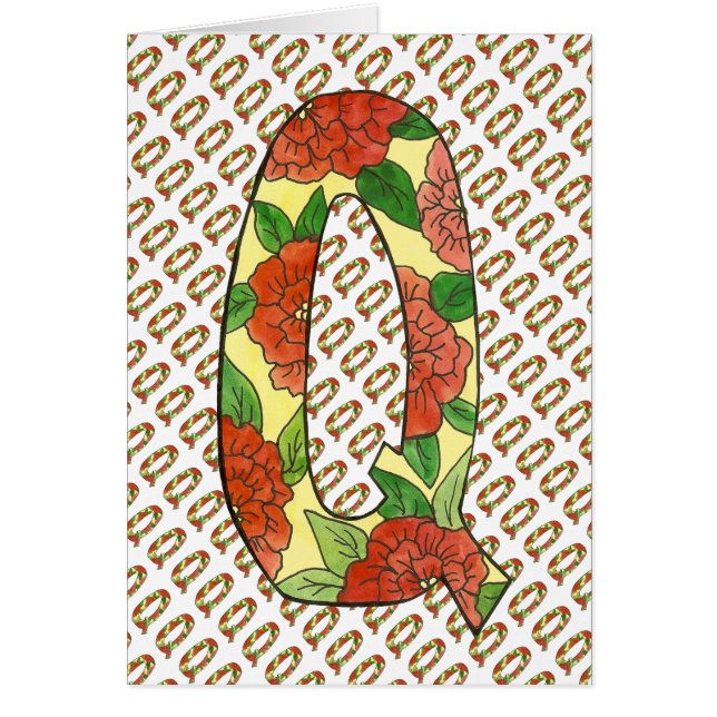 Cartão de nota Q Carta (Frente)