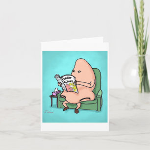 Cartão de Nota "Sinus Populares" Verde Weenii