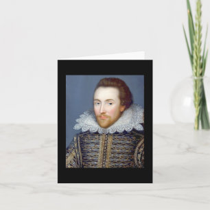 Cartão de Nota Tema William Shakespeare