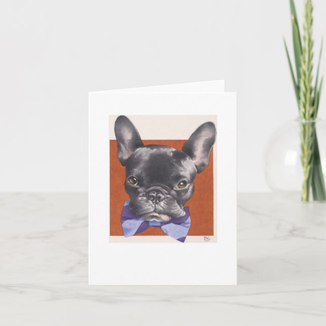 Cartão de Nota "Vestido para Janto" (Frente)