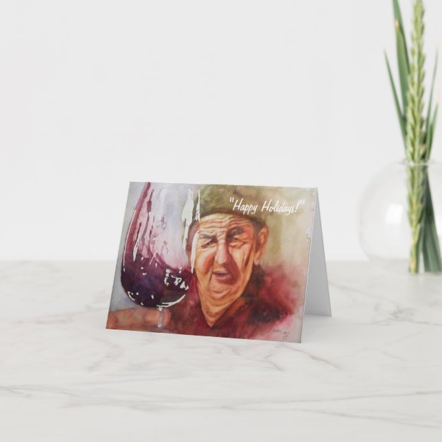 Cartão de Nota - "Winemaker Papa" (Frente)