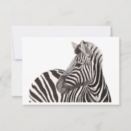 Cartão de Nota Zebra