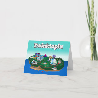 Cartão de Nota Zwinktopia