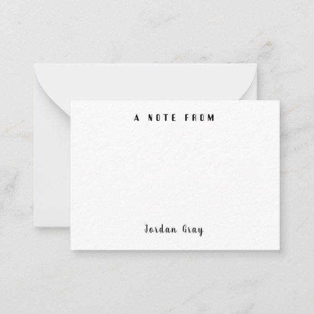 Cartão de Notas  (Frente)