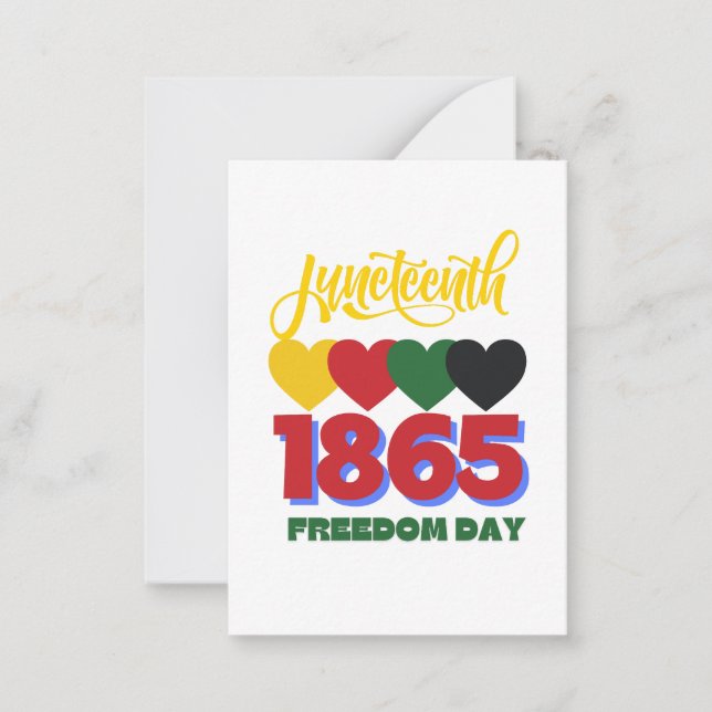 Cartão De Notas 18 de junho de 1865 (Frente)