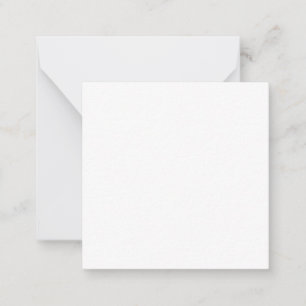 Cartão de Notas 6,4 cm x 6,4 cm e Envelope