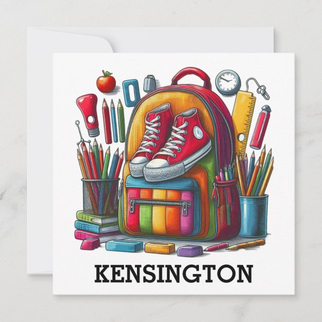 CARTÃO DE NOTAS A ABC OLHA PARA MIM (Frente)