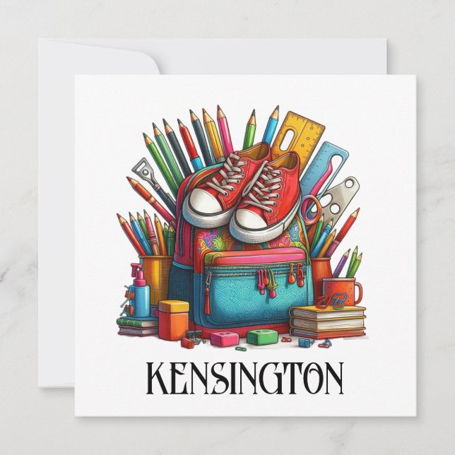 CARTÃO DE NOTAS A ABC OLHA PARA MIM - VEJA DE VOLTA (Frente)