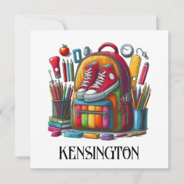 CARTÃO DE NOTAS A ABC OLHA PARA MIM - VEJA DE VOLTA