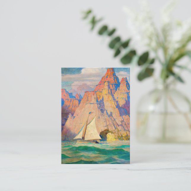 Cartão De Notas A aventura de Newell Convers Wyeth (Em pé/Frente)