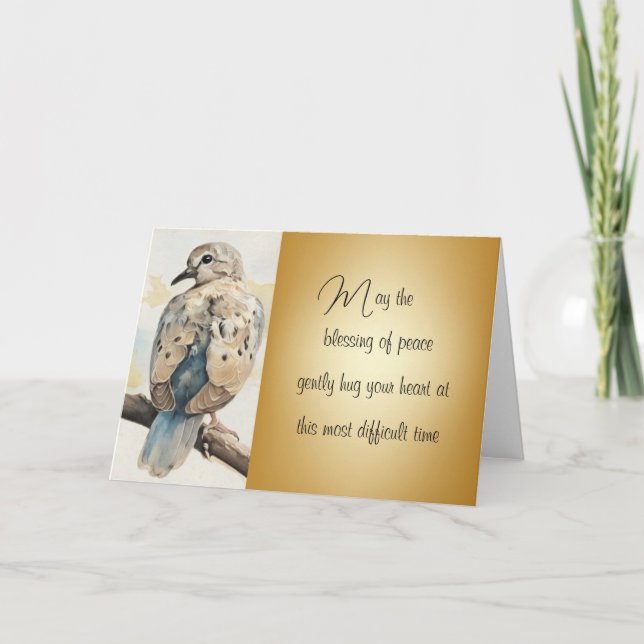 Cartão De Notas A Bênção da Paz (Frente)