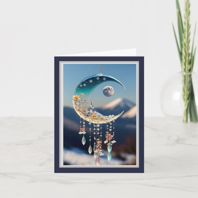 Cartão De Notas A caçadora de luas (Frente)