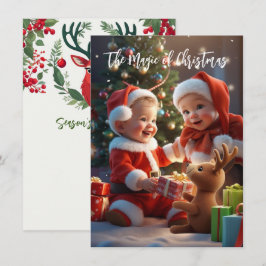 Cartão De Notas A Magia do Natal