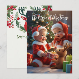 Cartão De Notas A Magia do Natal