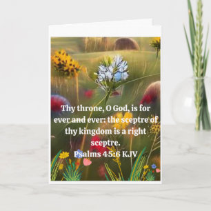 Cartão De Notas A Uplifar Salmos com fundo de arte AI