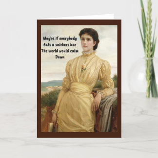 Cartão De Notas Acalme-se