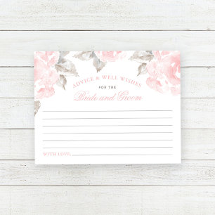 Cartão De Notas Aconselhamento de Casamento com Rosa de Aquarela R