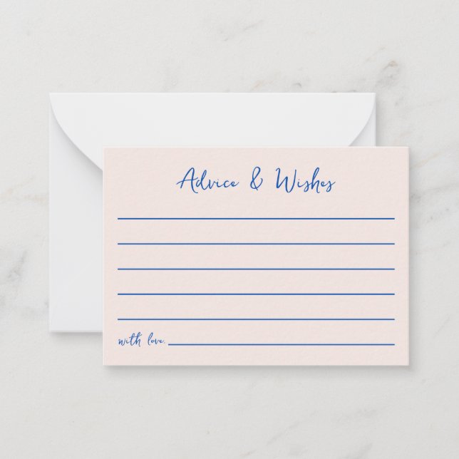 Cartão De Notas Aconselhamento e Desejo Chá de panela Desenho da M (Frente)