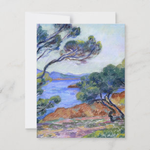 Cartão De Notas Agay, pintura paisagística por Armand Guillaumin