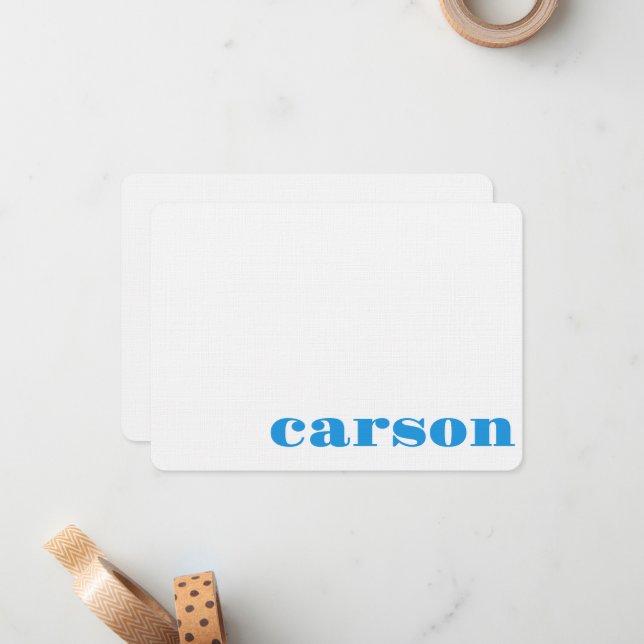 Cartão De Notas Agradecendo Crianças Obrigado (Frente/Verso In Situ)