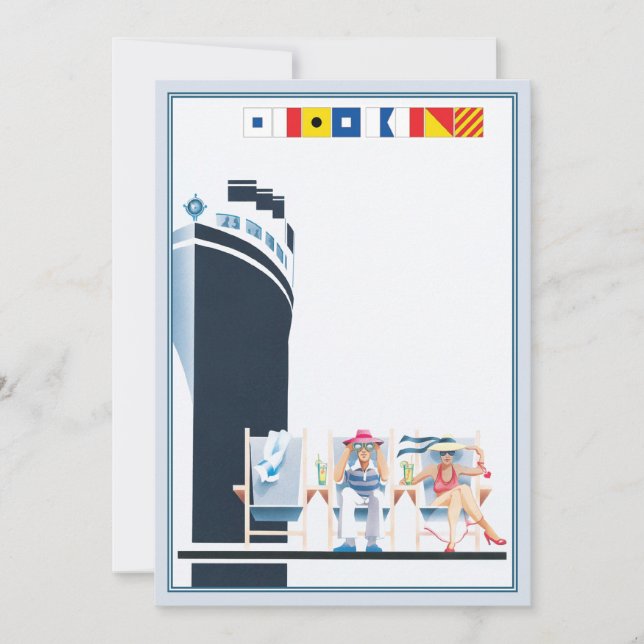 Cartão De Notas Ahoy © (Frente)