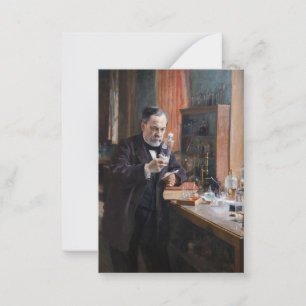 Cartão De Notas Albert Edelsense - Retrato de Louis Pasteur