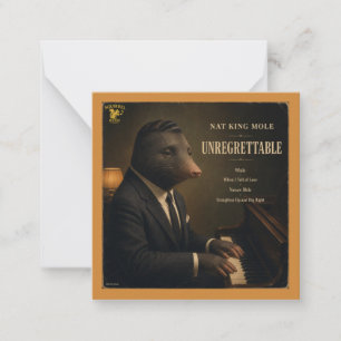 Cartão De Notas Álbum do Nat King Mole: uma Paródia