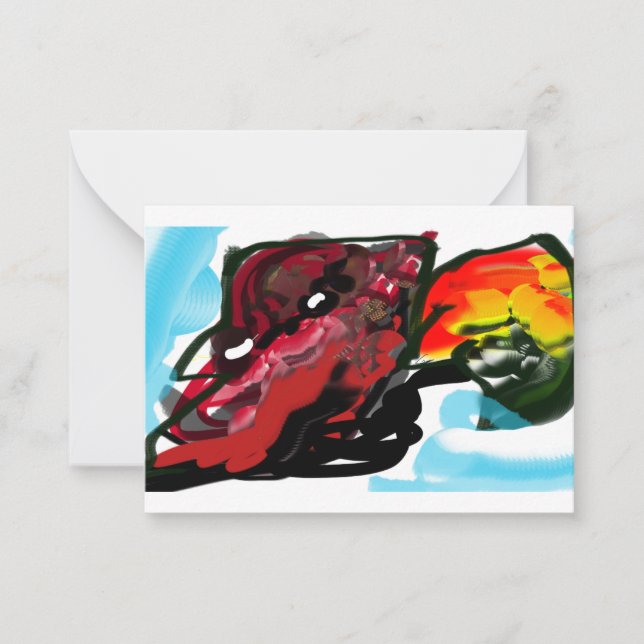 Cartão De Notas Alegria de outono de Cardeal do norte (Frente)