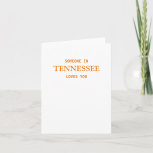 Cartão De Notas Alguém no Tennessee te ama