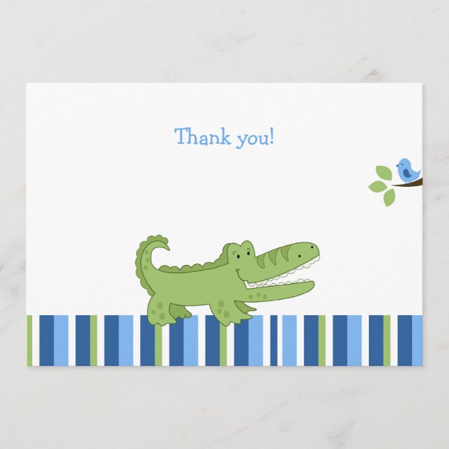 Cartão De Notas Alligator Flat - Nota: Azul/Verde (Frente)